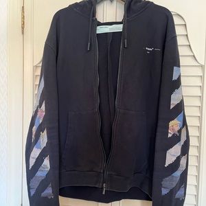 Off-White SS19 Impressionism Monet Arrow Sweatshirt Hoodie Virgil Abloh